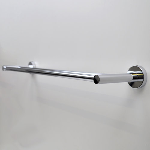 Aqualux Perth 64.4cm Wall Mounted Towel Rail Wayfair.co.uk